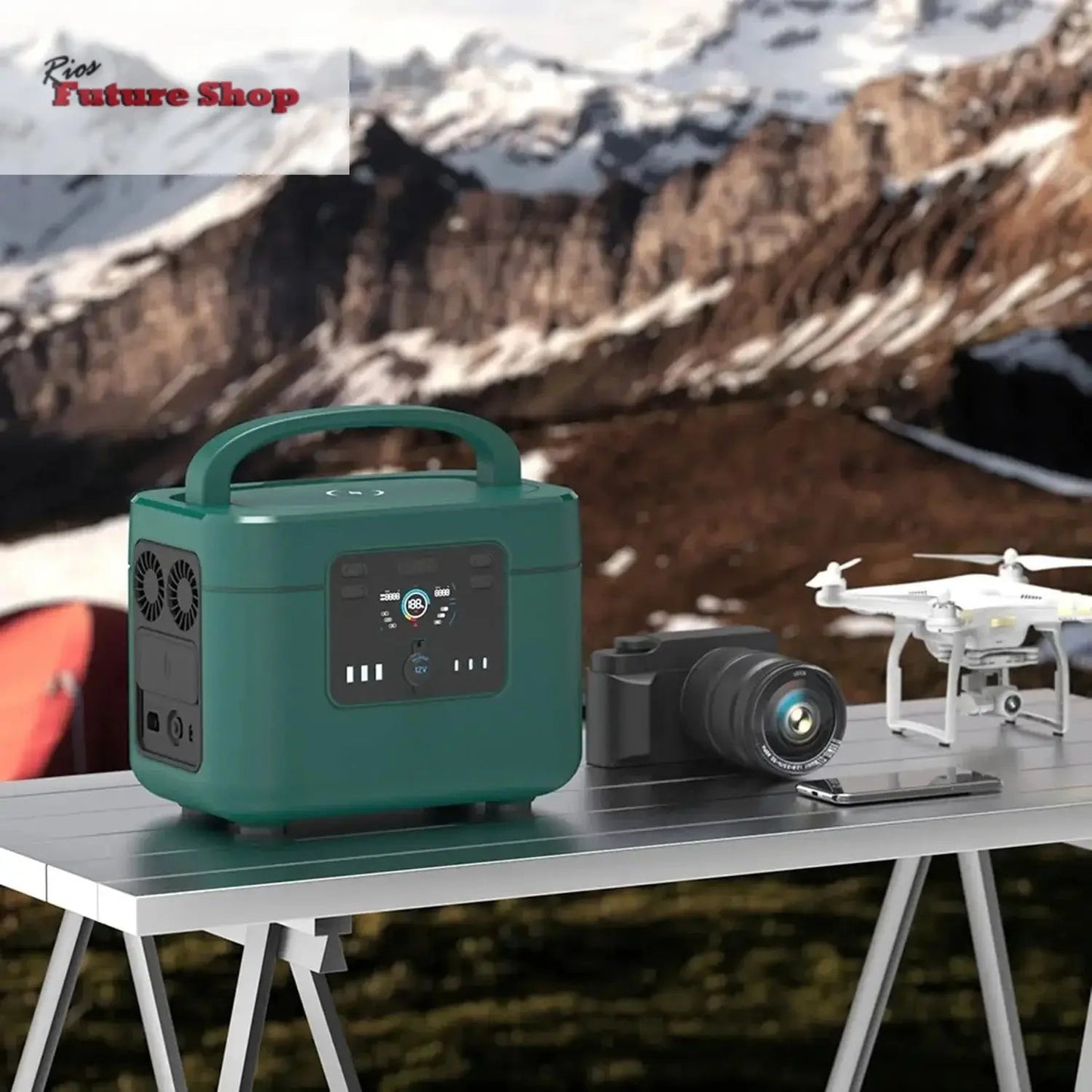 1200W Solar Portable Power Station with Storage DSersALIEXPRESS