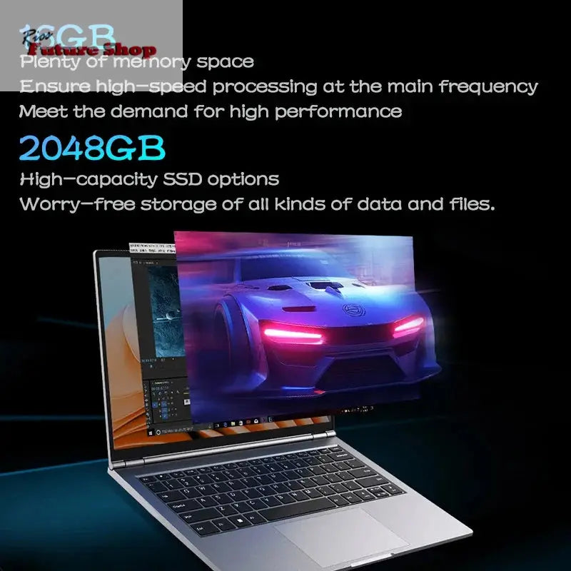 14.1" Laptop Intel N3700 16GB RAM 1TB SSD Win11 DSersUSA