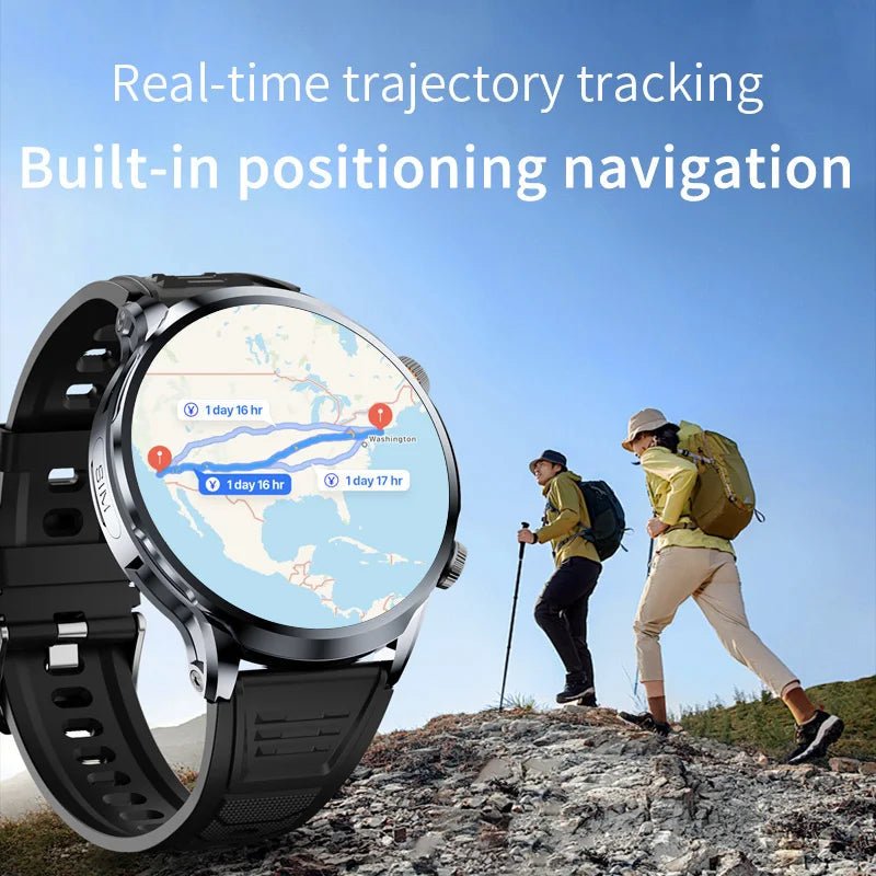 2025 novo relógio inteligente 4g android 1.95 polegada ips 360*360 tela com câmera 200w gps wifi 32gb rom smartwatch com bateria 1100mah DSersALIEXPRESS