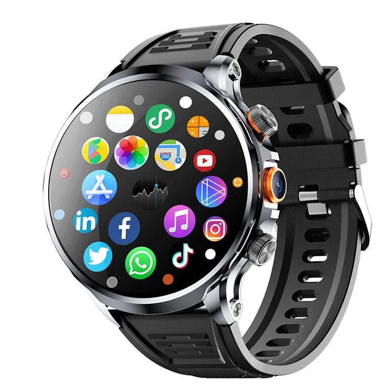 2025 novo relógio inteligente 4g android 1.95 polegada ips 360*360 tela com câmera 200w gps wifi 32gb rom smartwatch com bateria 1100mah DSersALIEXPRESS