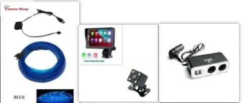 7 IPS Car Smart Screen Wireless Carplay Auto Telemóvel Tela de Projeção Navegação - Rios Future Shop