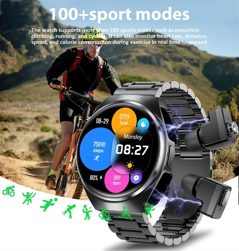 Xiaomi Smartwatch 2 in 1 With Earbuds AliDrop