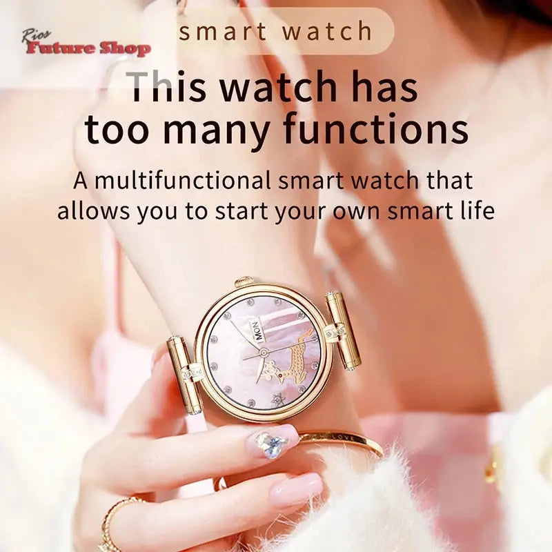 AK62 Smart Watch Women 1.09 Inch HD Screen - Rios Future Shop