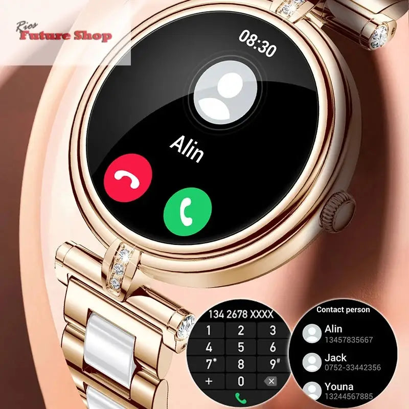 AK62 Smart Watch Women 1.09 Inch HD Screen - Rios Future Shop