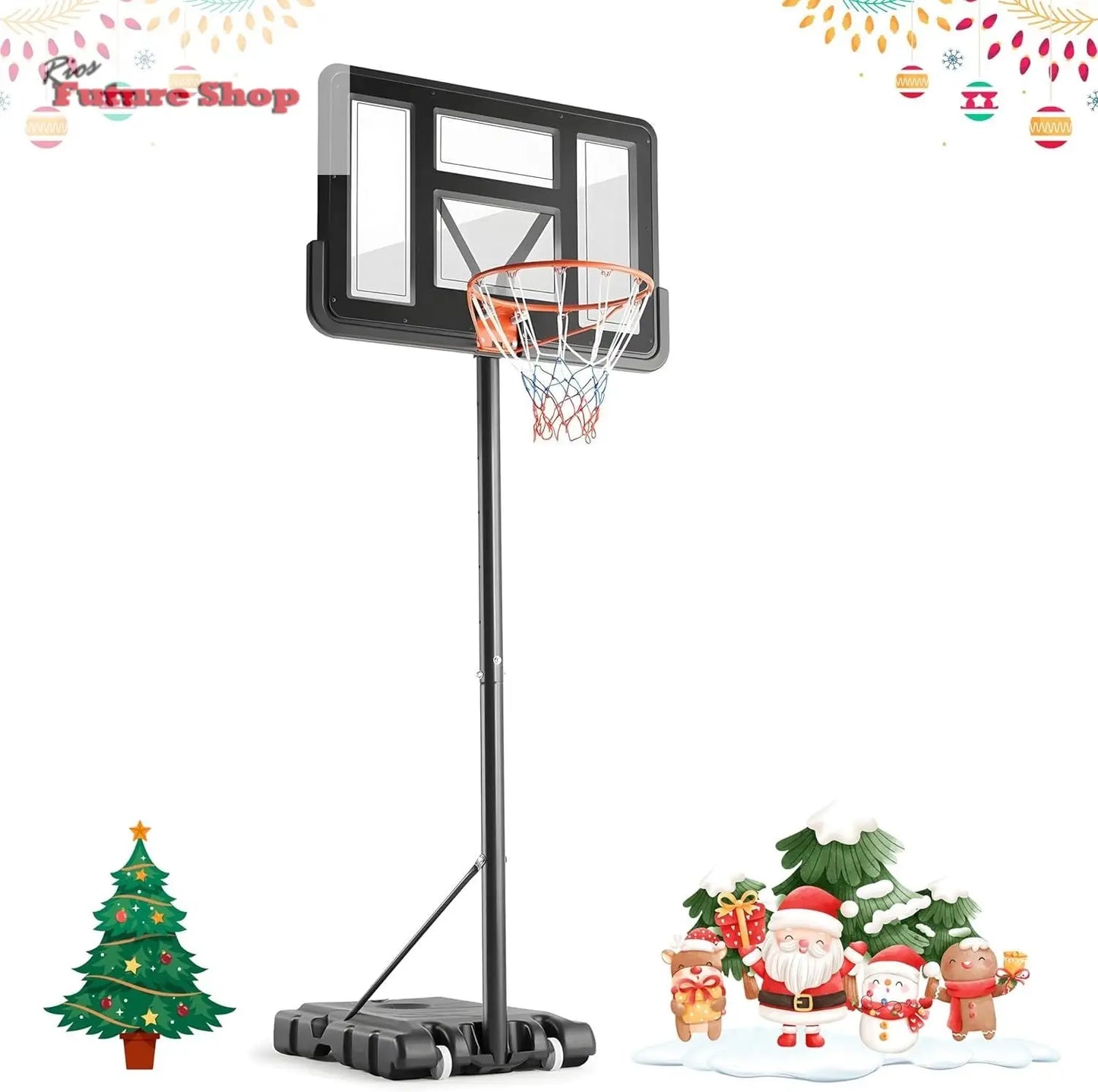 Basketball Hoop Outdoor Portable Goal Court System, Banned Platform Amazon - Rios Future Shop