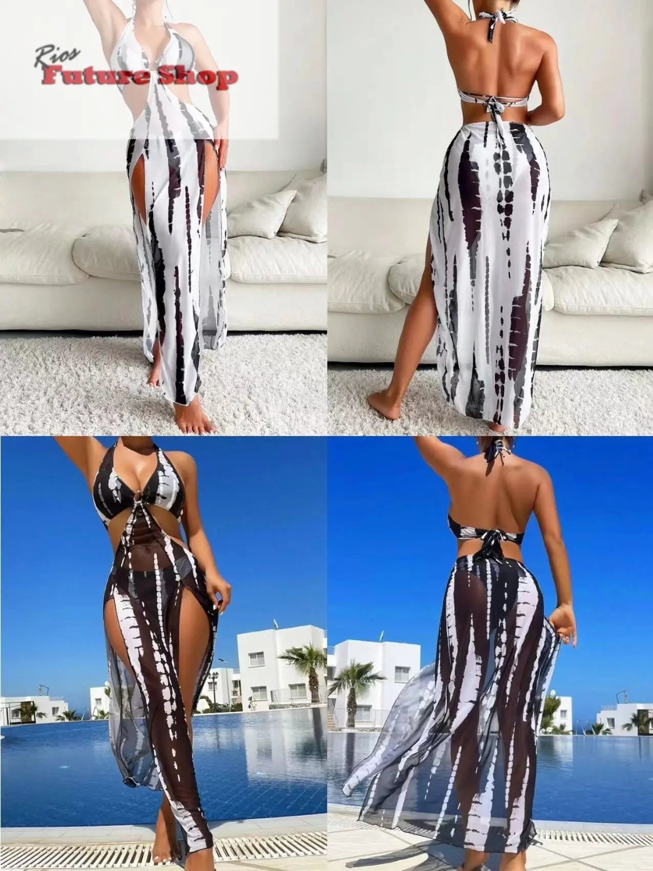 Bikini Three Piece Swimsuit Female - Rios Future Shop