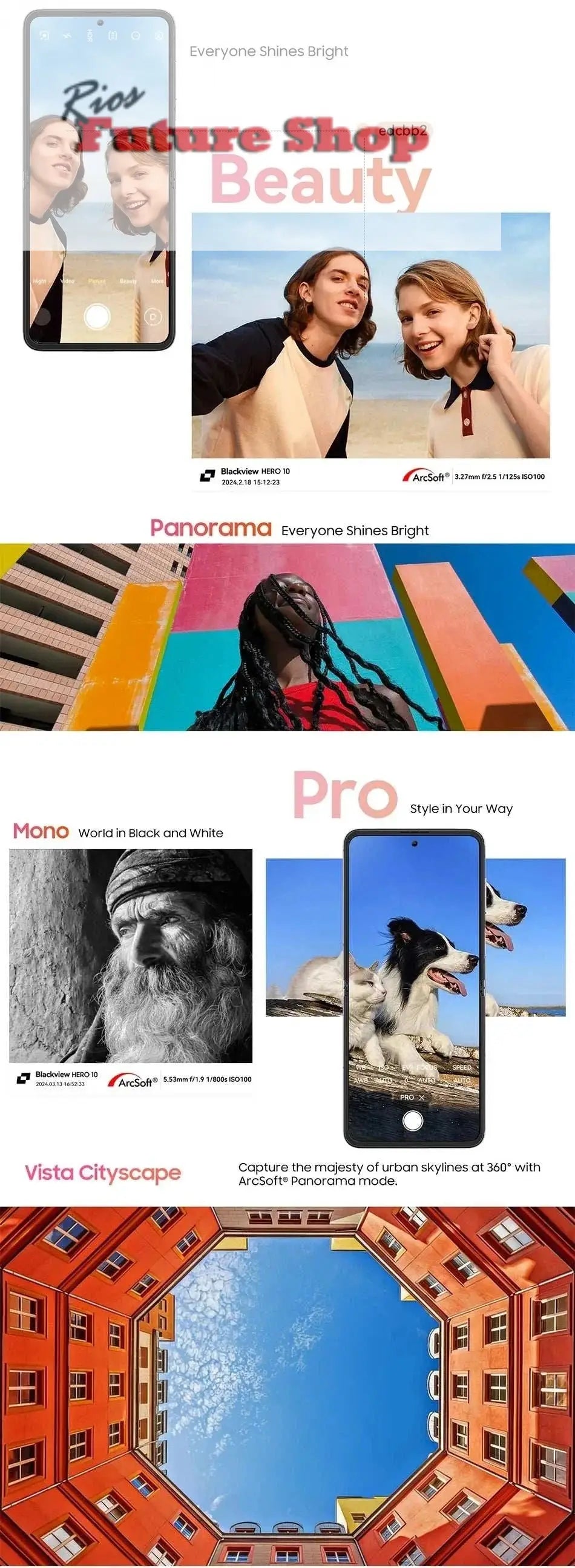 Blackview HERO 10 Smartphone 6.9 inch DSers