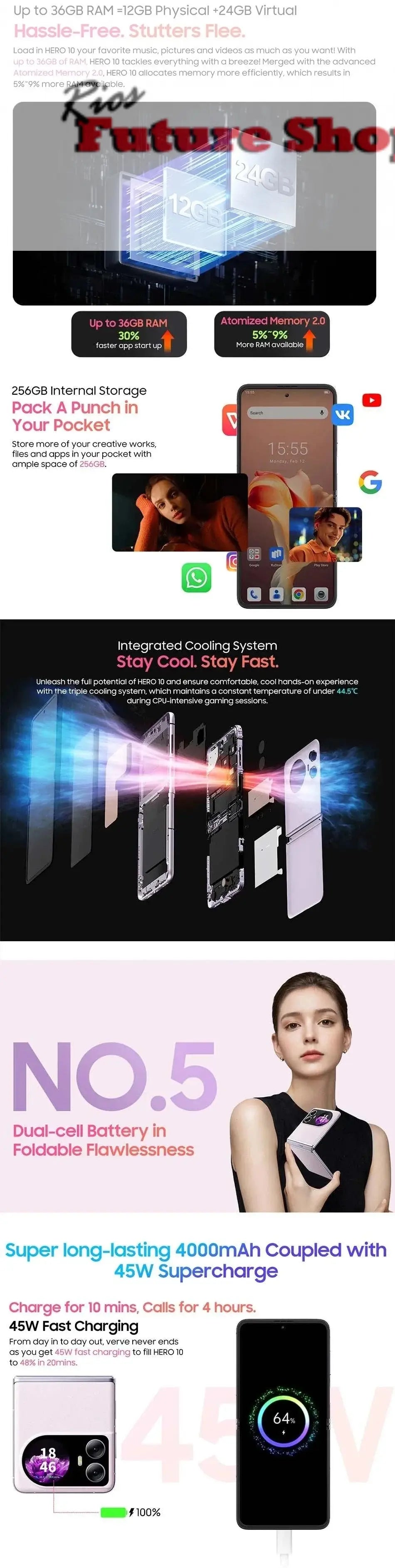 Blackview HERO 10 Smartphone 6.9 inch DSers