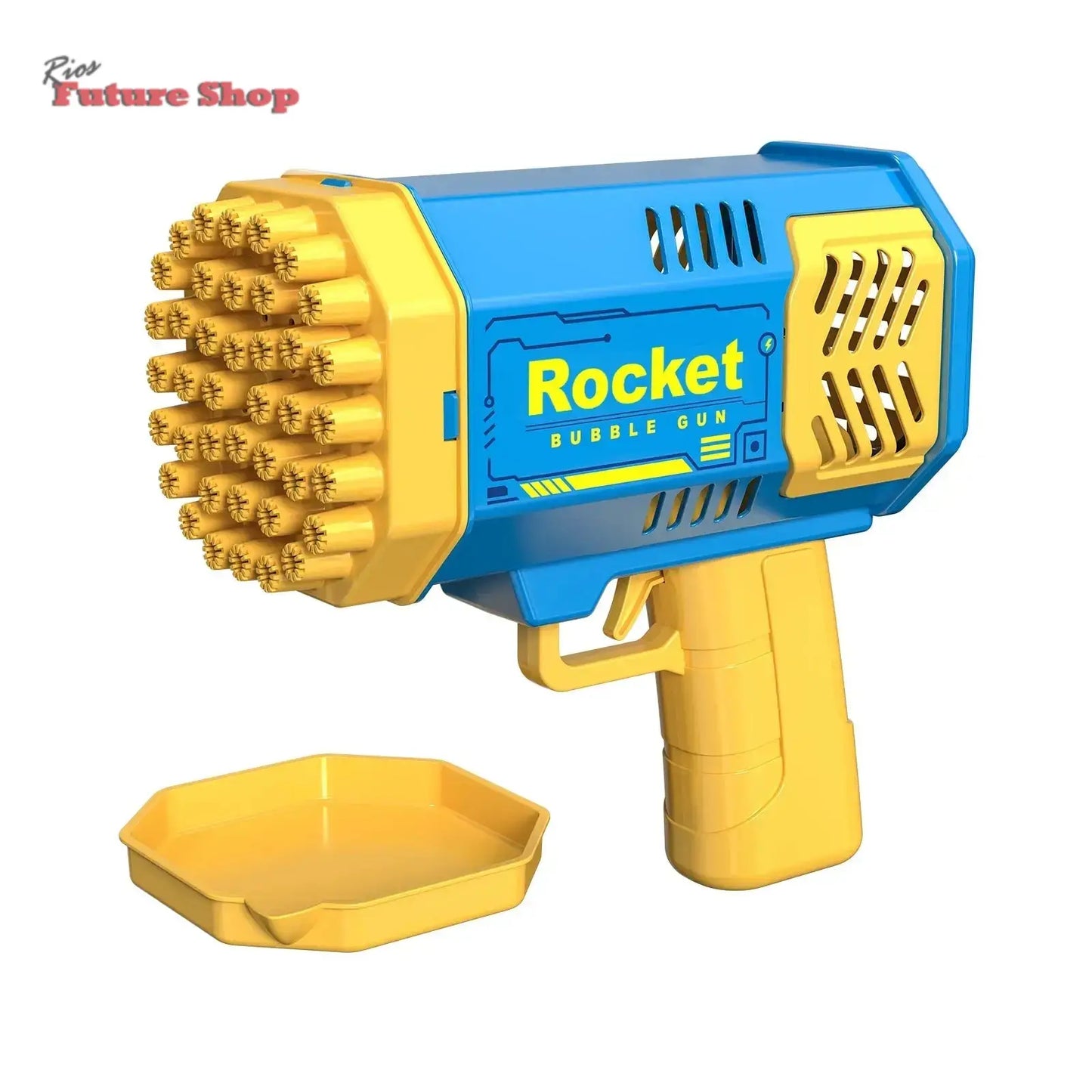 Bubble Gun Kids Toys Rocket 69 Holes - Rios Future Shop