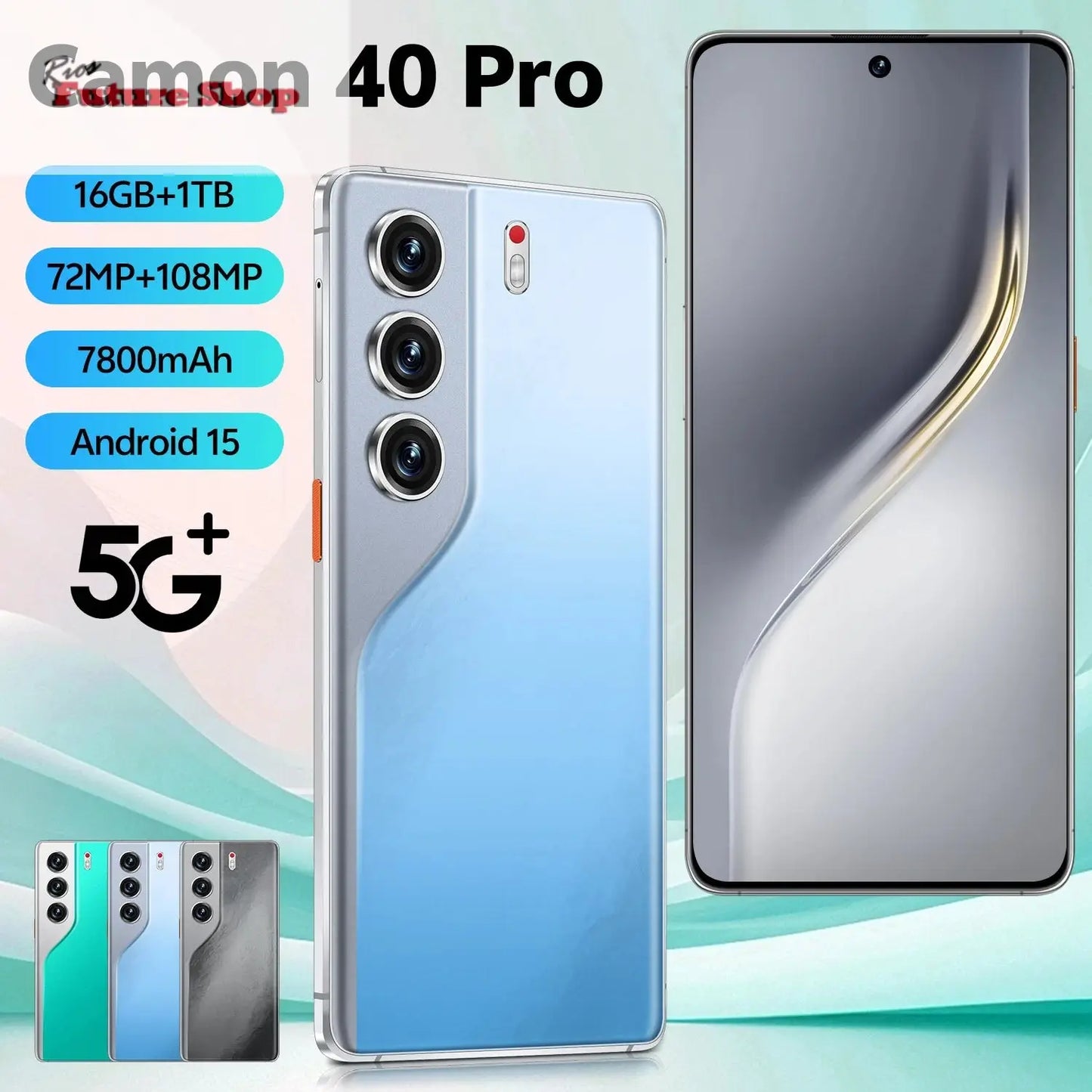 Camon 40 Pro Global Version Android Smartphones 5G - Rios Future Shop