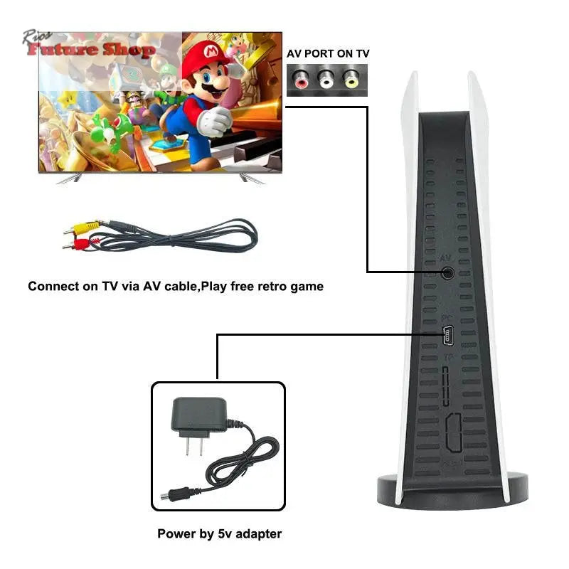 Consola Nostálgica Retro P5 Mini TV GS5 Wired Family Game 620 jogos - Rios Future Shop