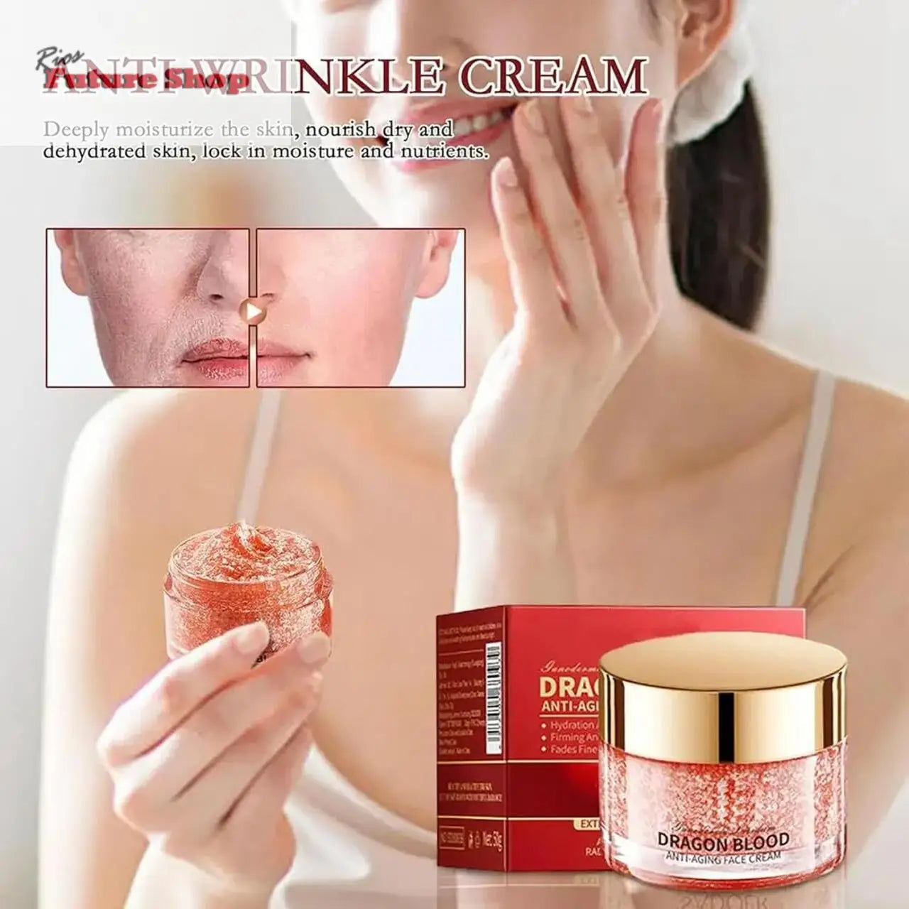 Crema de Cara Antiedad Sangre de Dragon 50g Dropea