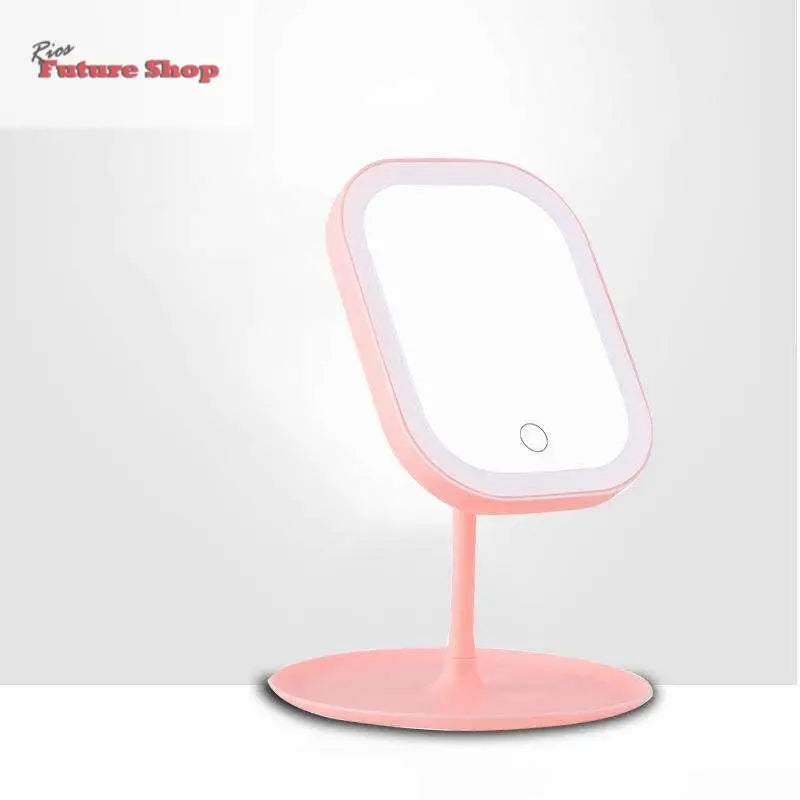 Desktop Mirror Dressing Mirror With Light Bulb Fill Light Beauty Makeup CJdropshipping