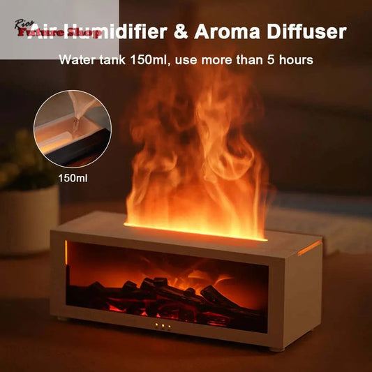 FlameGlow 3D Essential Oil Diffuser - Rios Future Shop