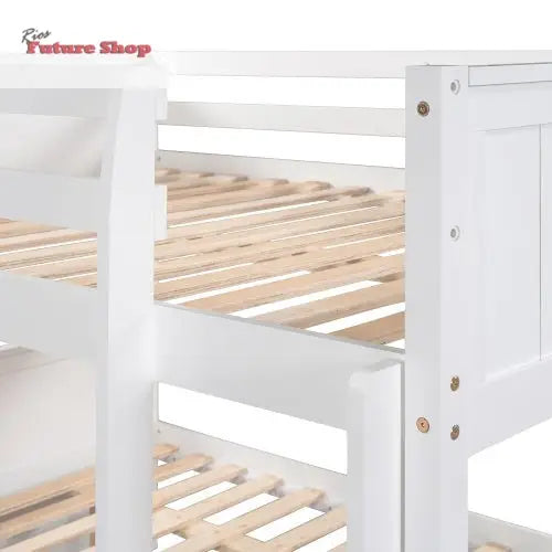 Full Over Full Bunk Bed With Twin Size Trundle - Rios Future Shop