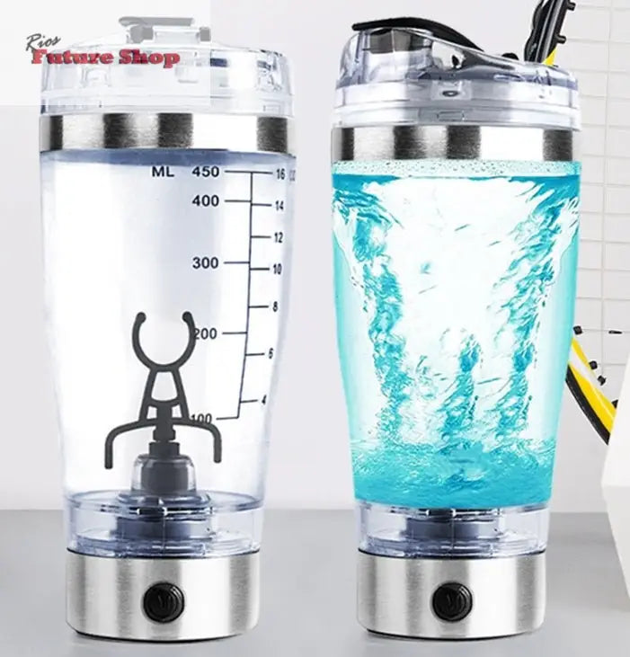 Garrafa de shake Leite Café Liquidificador Proteinas - Rios Future Shop
