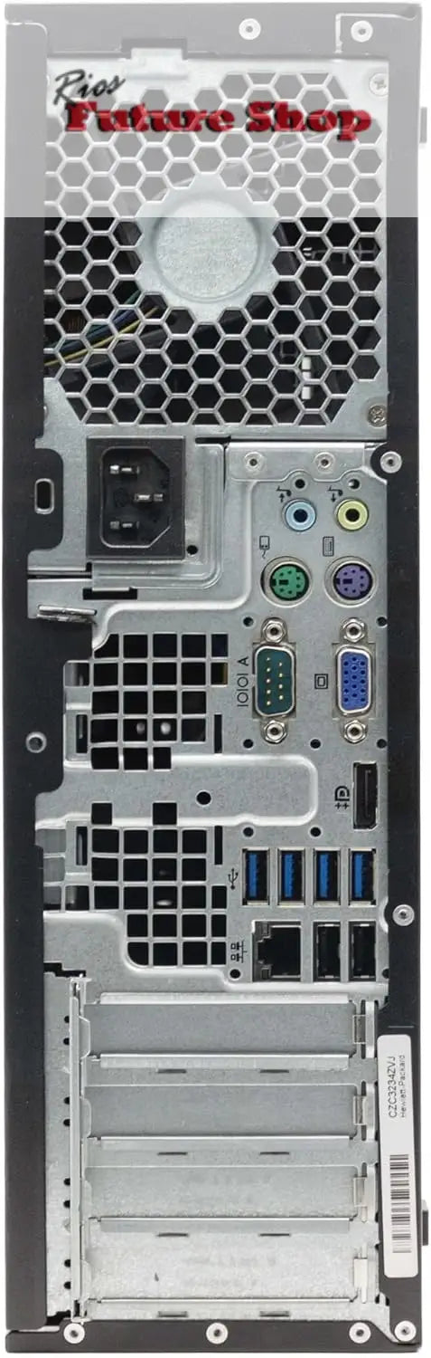 HP Computador de mesa Compaq 8300 SFF Core i5 até 3,60 GHz Windows 11 Pro 16 GB SSD 240 GB | DisplayPort VGA série RS232 computador fixo em casa escritório recondicionado - Rios Future Shop