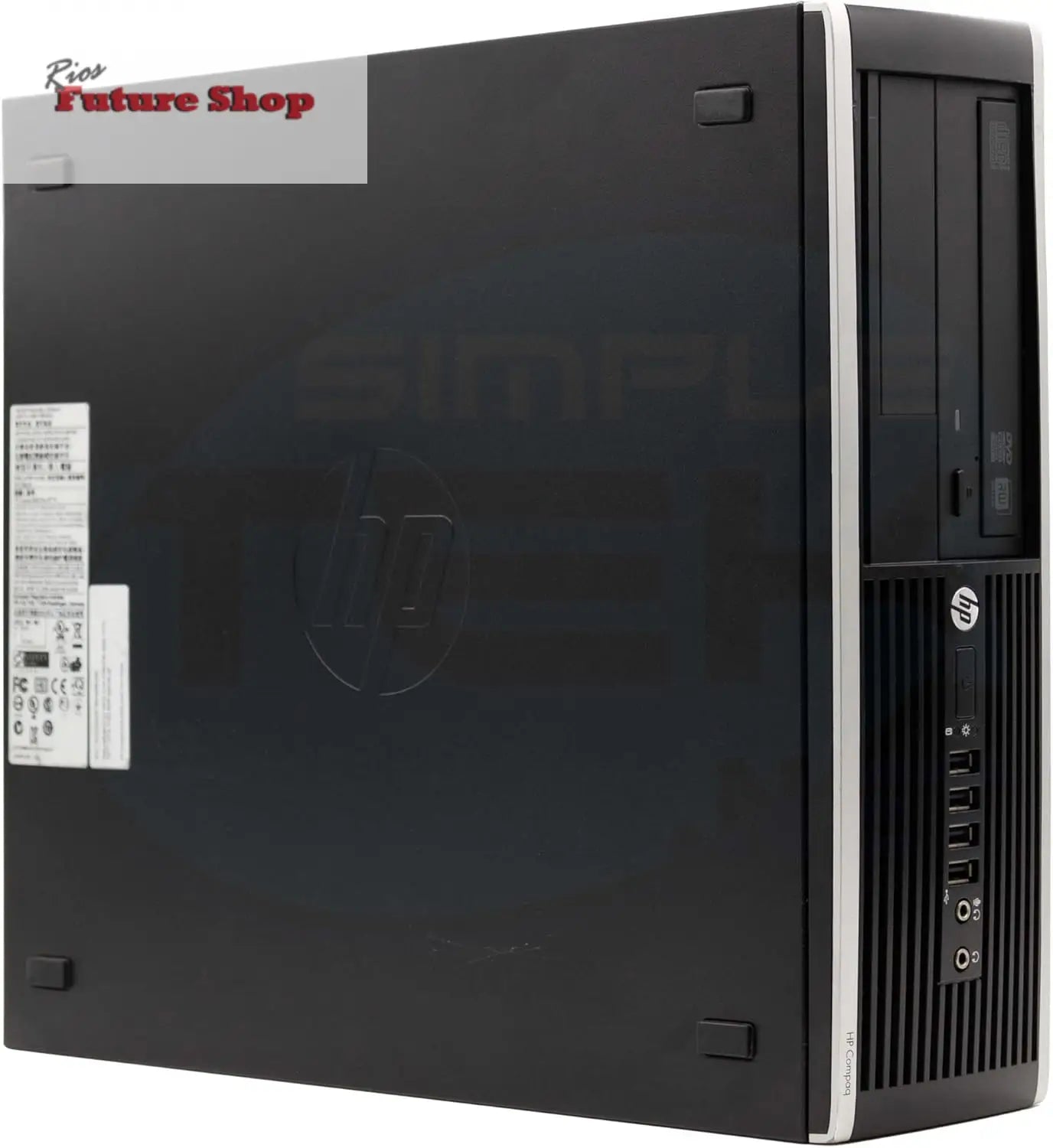 HP Computador de mesa Compaq 8300 SFF Core i5 até 3,60 GHz Windows 11 Pro 16 GB SSD 240 GB | DisplayPort VGA série RS232 computador fixo em casa escritório recondicionado - Rios Future Shop