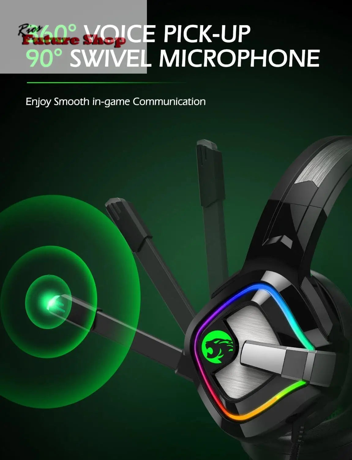 Headset Gaming A66 -Mic e Noise Canceling Dropea