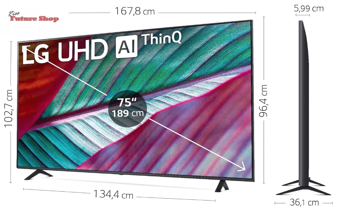 LG 75", 4K UHD, Smart TV - Rios Future Shop