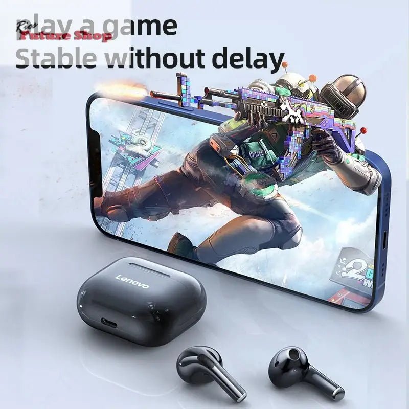 Lenovo lp40 sem fio bluetooth fones de ouvido tws controle toque fone de ouvido jogos hd chamada com microfone 2025 nova escolha - Rios Future Shop