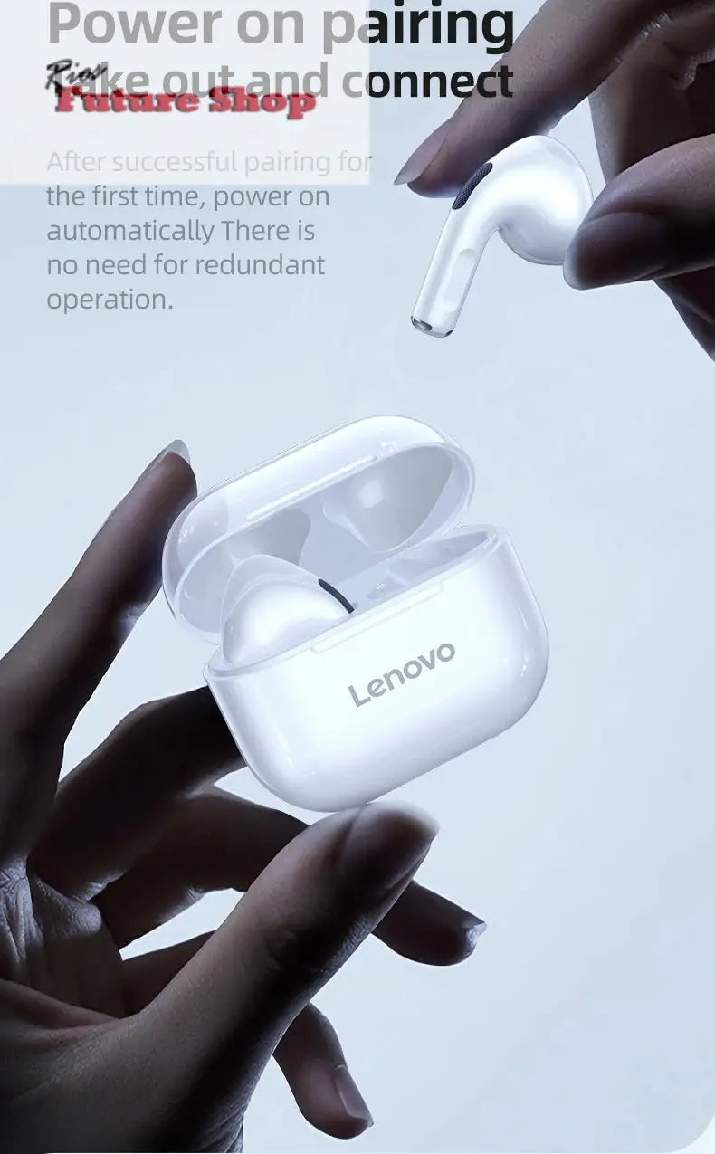 Lenovo lp40 sem fio bluetooth fones de ouvido tws controle toque fone de ouvido jogos hd chamada com microfone 2025 nova escolha - Rios Future Shop