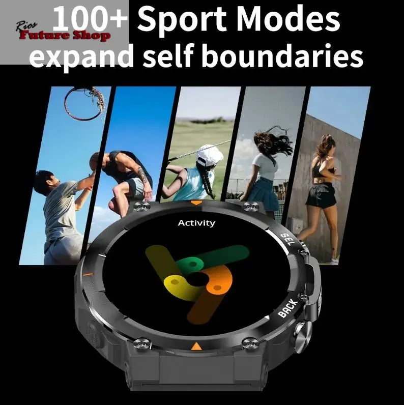 MAX18 Men Smartwatch AMOLED1.43inch - Rios Future Shop