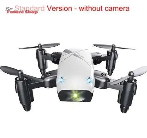 Micro Foldable RC Drone 3D Bearing Steering Wheel Remote Control Quadcopter Toys With Camera WiFi APP Control Helicopter Dron Kids Gift - Rios Future Shop
