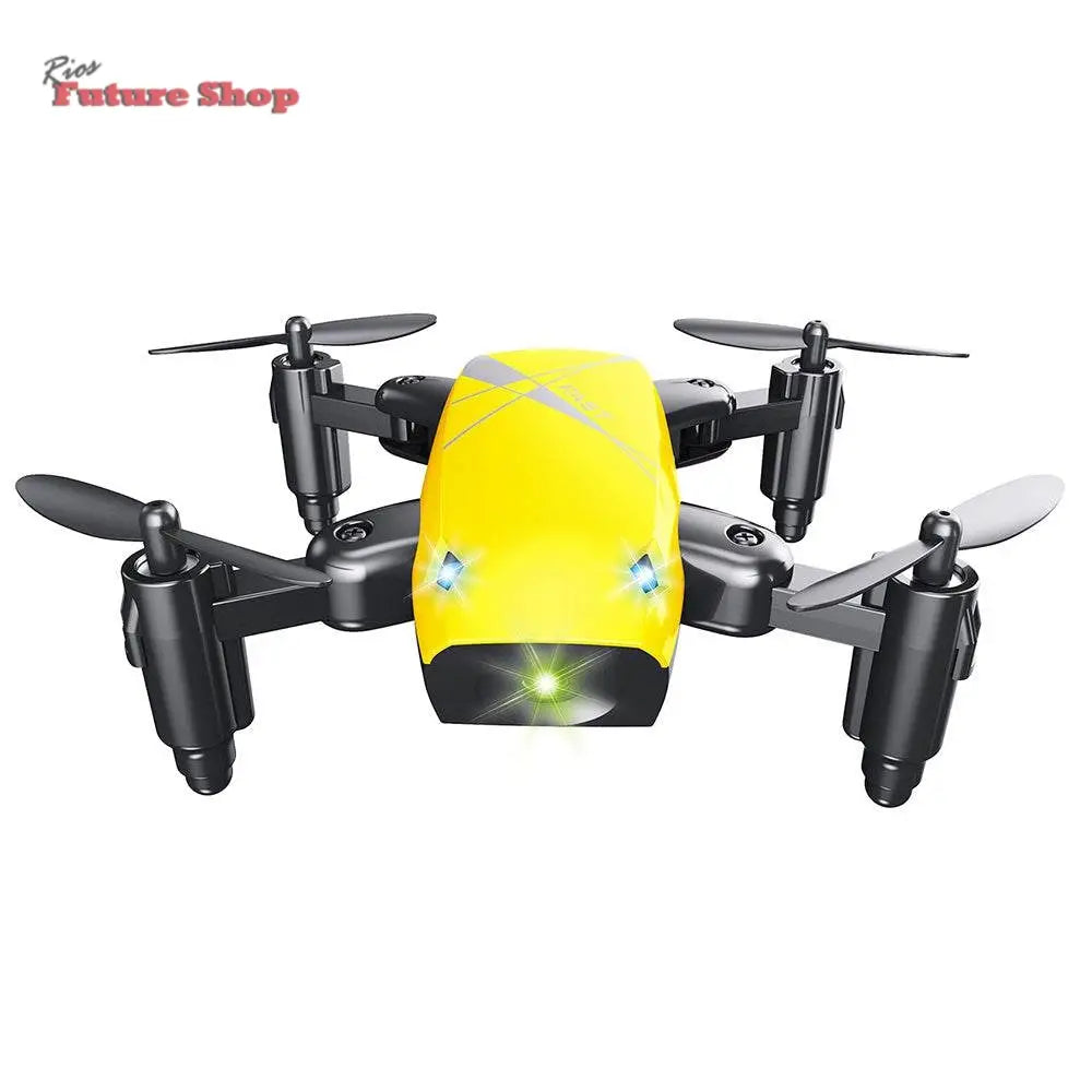 Micro Foldable RC Drone 3D Bearing Steering Wheel Remote Control Quadcopter Toys With Camera WiFi APP Control Helicopter Dron Kids Gift - Rios Future Shop