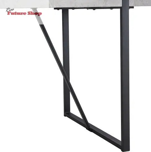 Modern Dining Table, 55 Inch Kitchen Table For 4 People, Rectangular Dinner Table For Dining Room, Home Office, Living Room Furniture, Easy Assembly, - Rios Future Shop