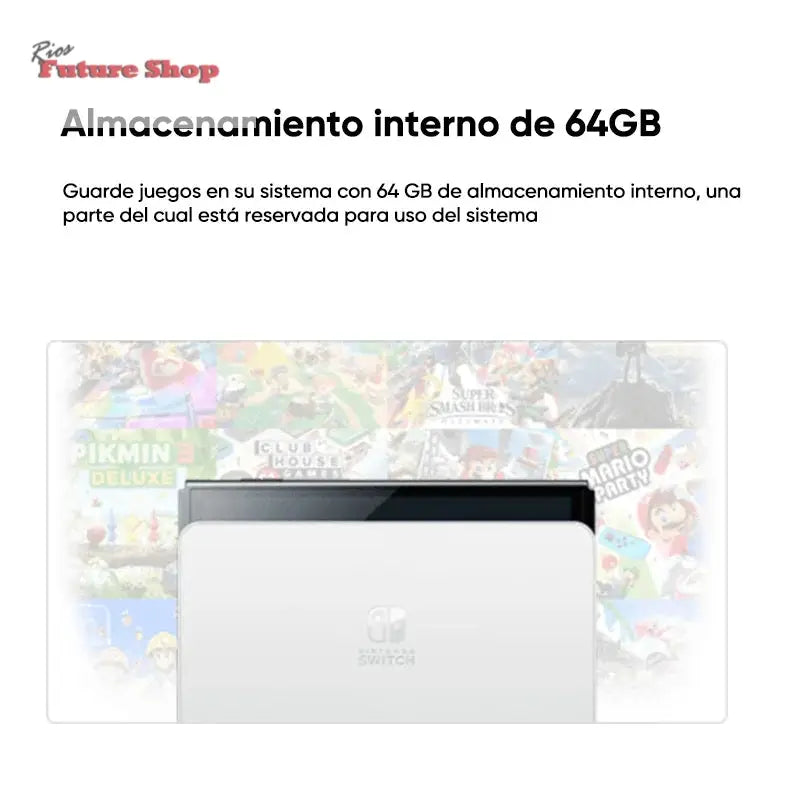 Nintendo Switch OLED Model 7 Inch Screen Video Game - Rios Future Shop