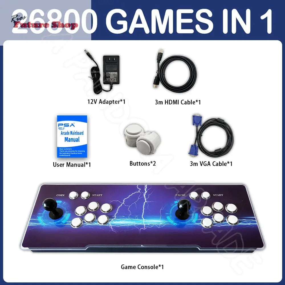Retro Arcade Game Machine Dual Joystick - Rios Future Shop