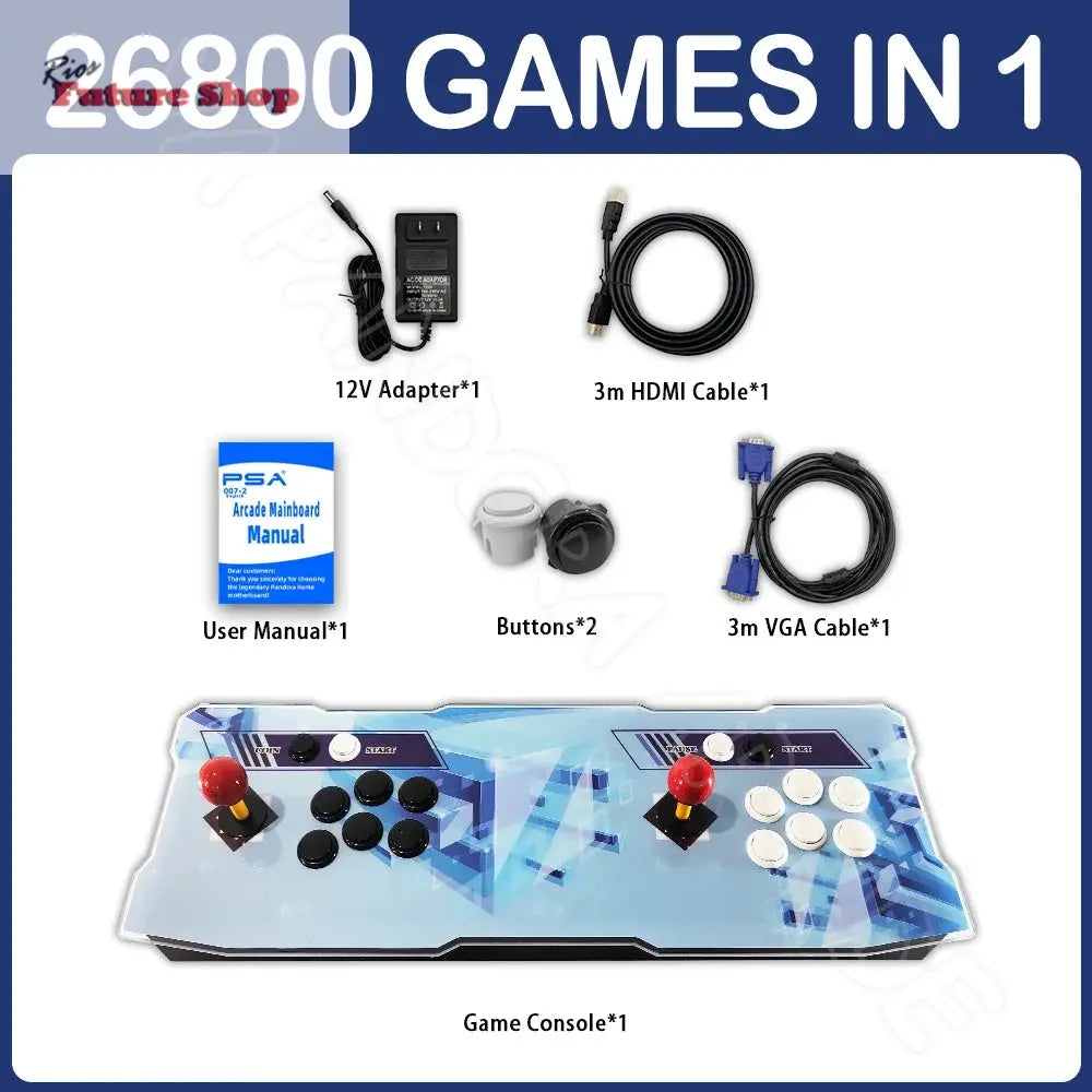 Retro Arcade Game Machine Dual Joystick - Rios Future Shop