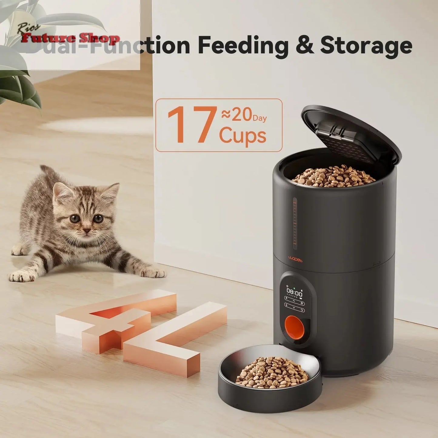 Smart Automatic Pet Feeder - Rios Future Shop