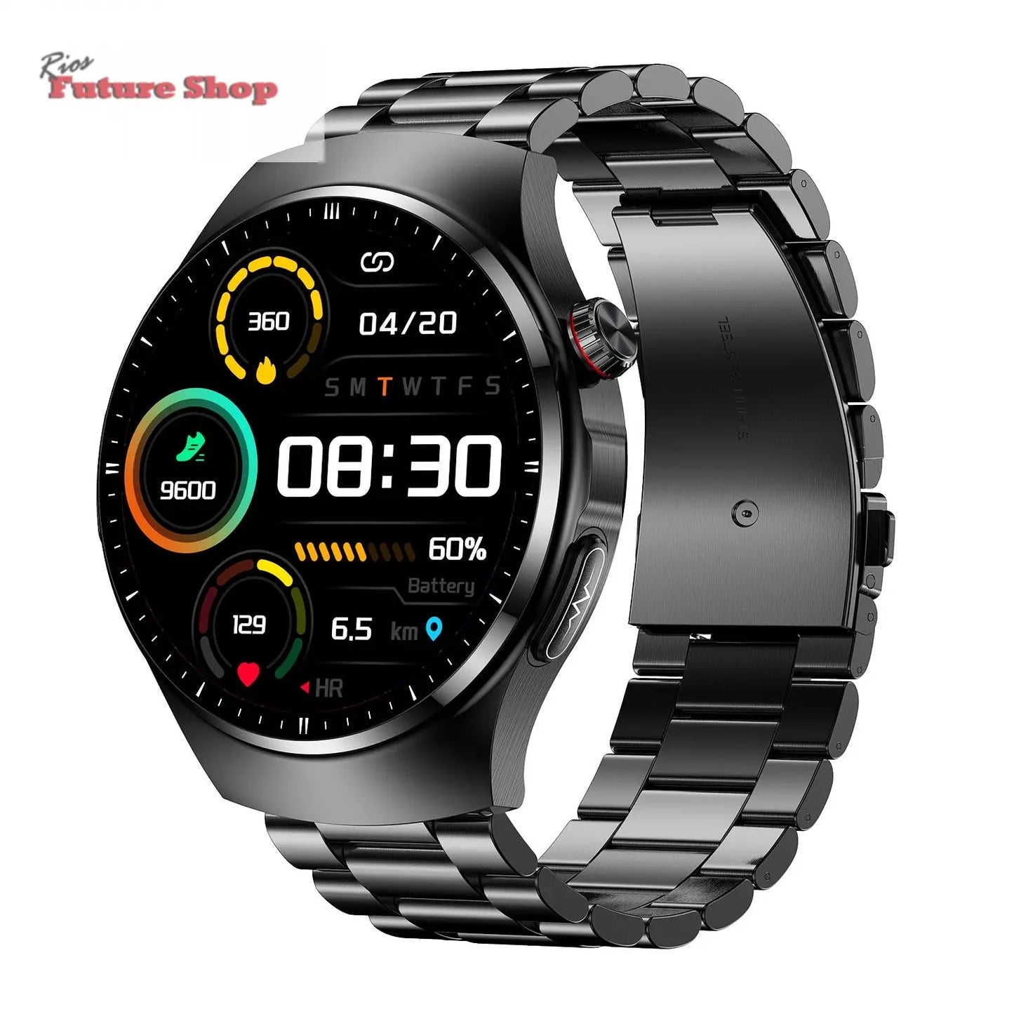 Smart Watch TK25 Bluetooth Call Blood Glucose Uric Acid Blood Lipids Electrocardiogram Body Fat Heart Rate Blood Oxygen Blood Pressure eprolo