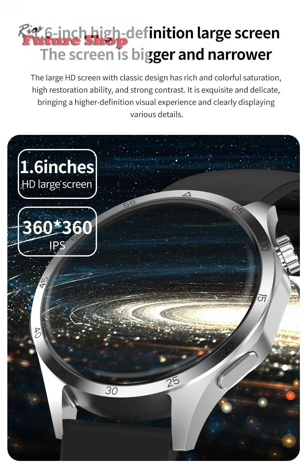 SmartWatch Desportivo Bluetooth Chamada - Rios Future Shop
