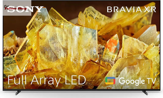 Sony BRAVIA XR-85X90L, 85 Pulgadas, TV Full Array LED, 4K HDR, Smart Google TV, Funciones Eco, Bravia Core, Menú Gaming para PlayStation5, Marco de Aluminio - Rios Future Shop