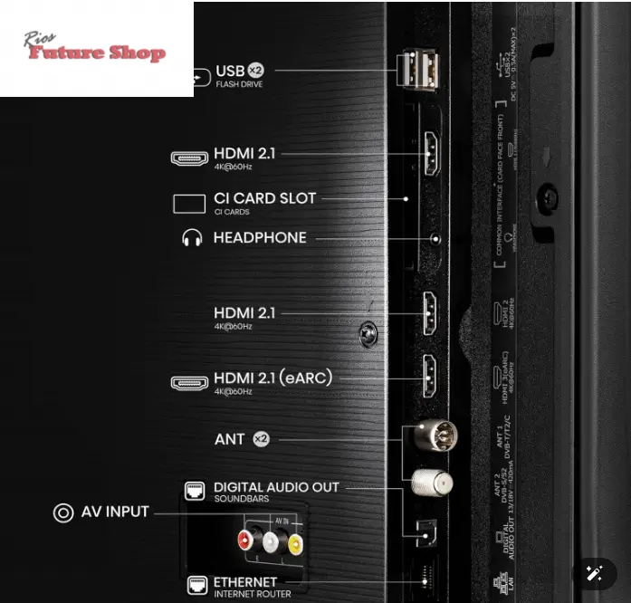 TV Hisense 55A6N - UHD 4K - Rios Future Shop