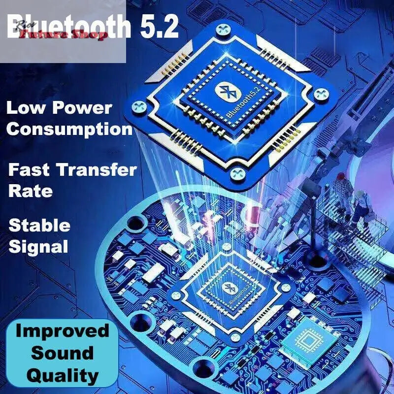 TWS Wireless 5.1 Waterproof Bluetooth Sports Waterproof Earphones - Rios Future Shop