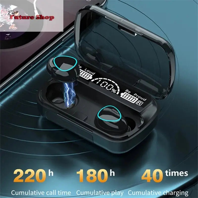 TWS Wireless 5.1 Waterproof Bluetooth Sports Waterproof Earphones - Rios Future Shop