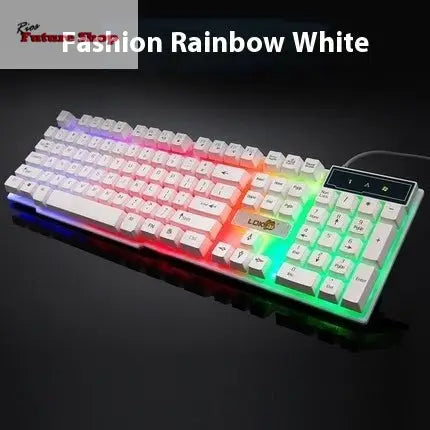 Teclado Gaming, cabo USB brilhante, teclado para jogos - Rios Future Shop