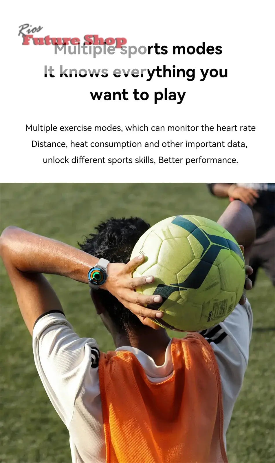 True AMOLED Sports Smart Watch - Rios Future Shop