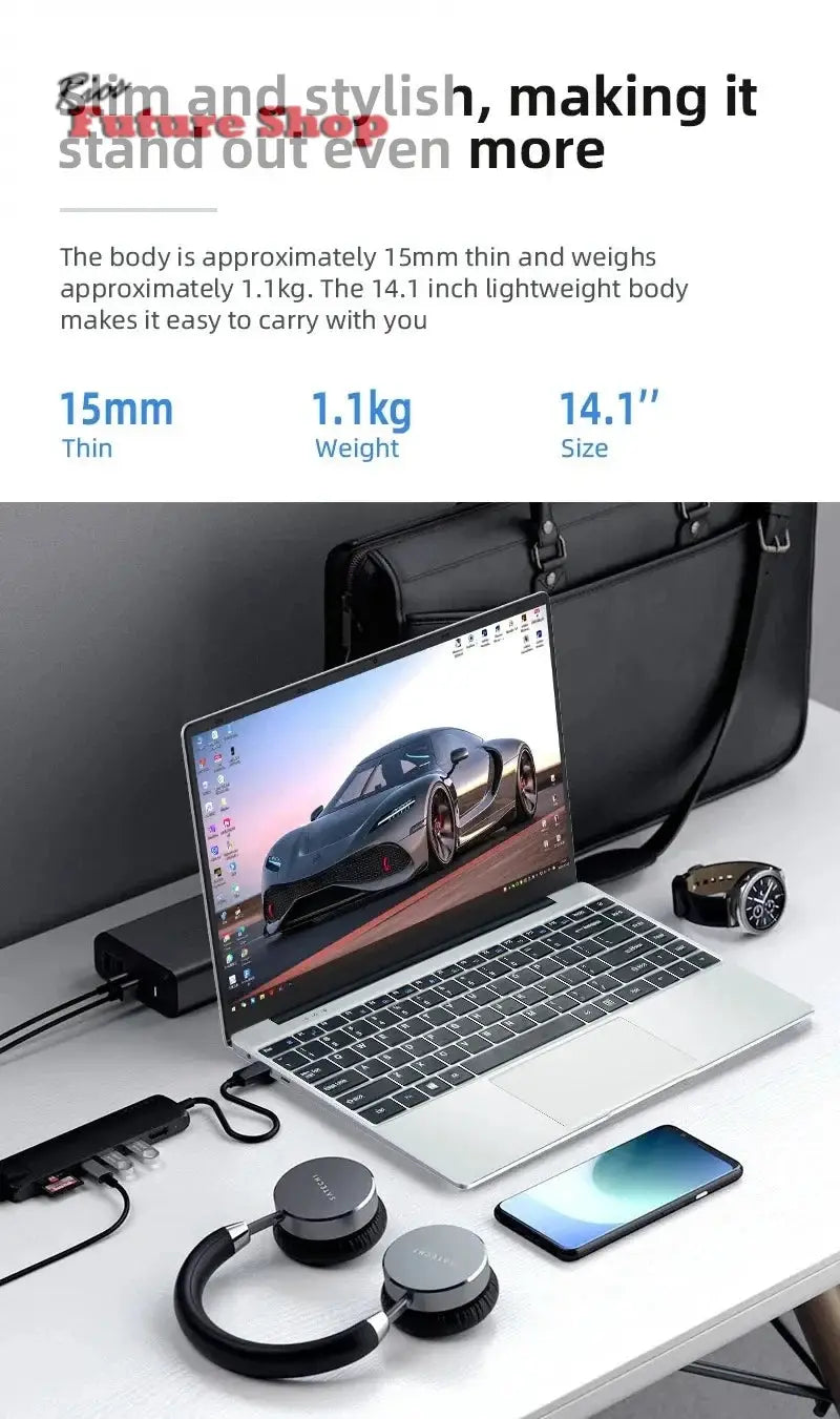Ultra Slim i7 Laptop Computer PC 14.1" Intel Core i7 DSers