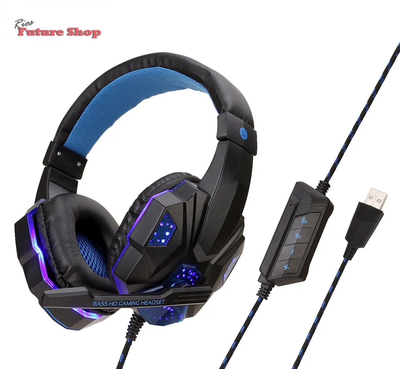 Wired Headphones with Microphone and Volume Control - Rios Future Shop