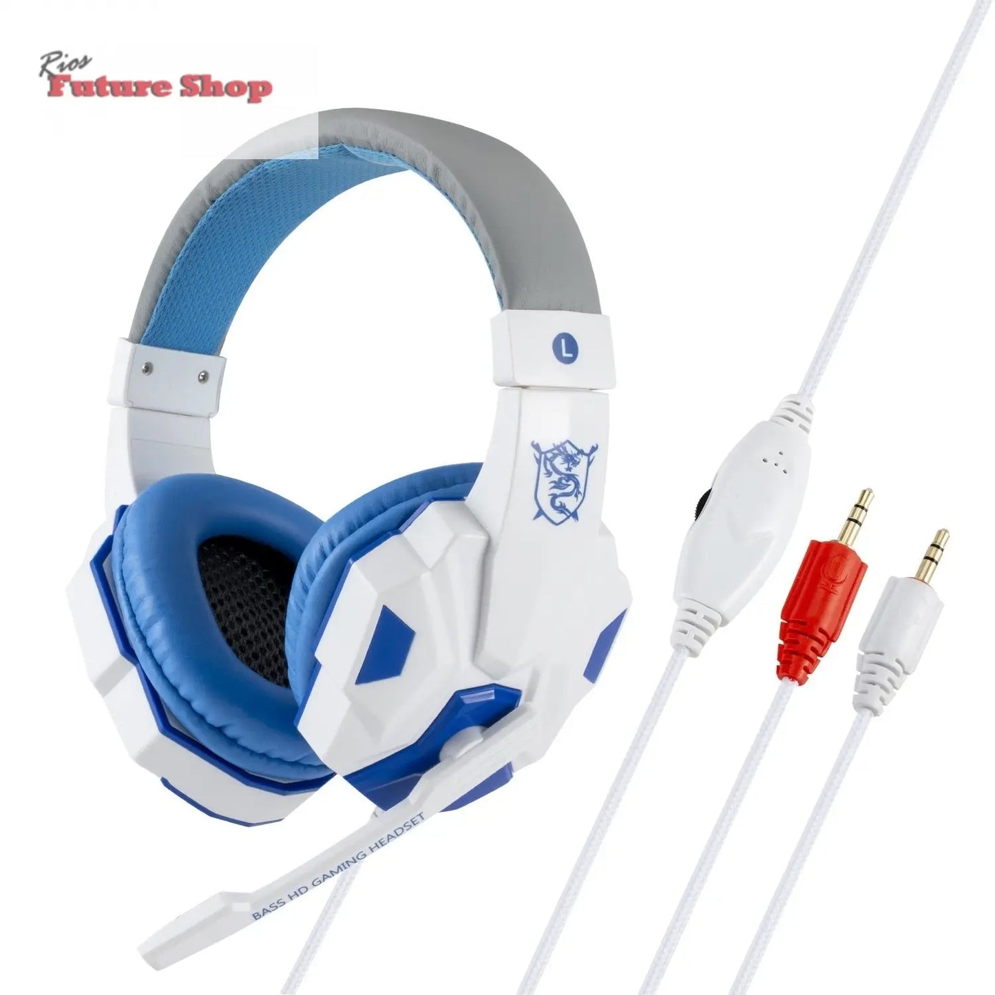 Wired Headphones with Microphone and Volume Control - Rios Future Shop