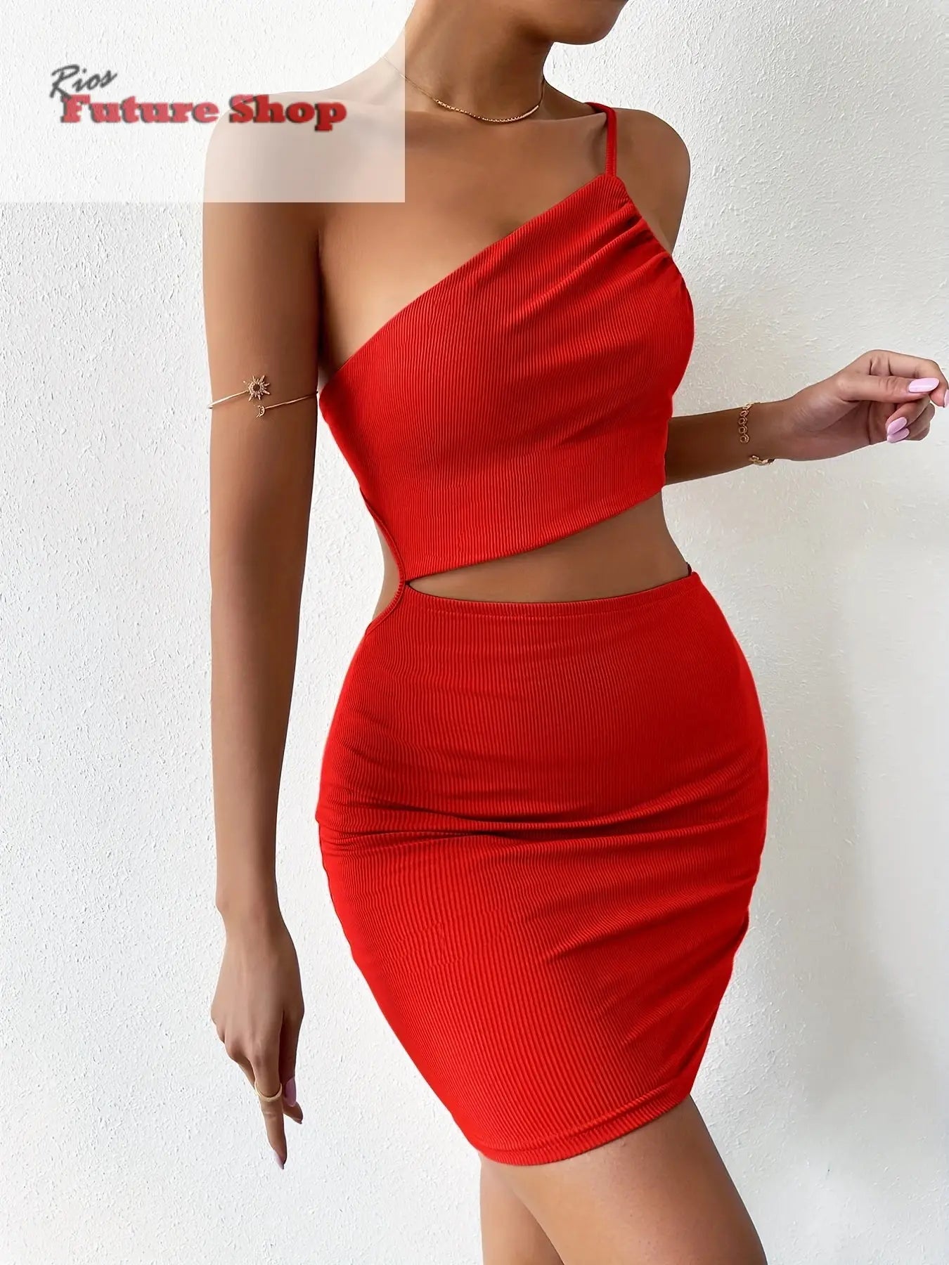 Women's Dresses Solid Sexy Backless One Shoulder DSersALIEXPRESS