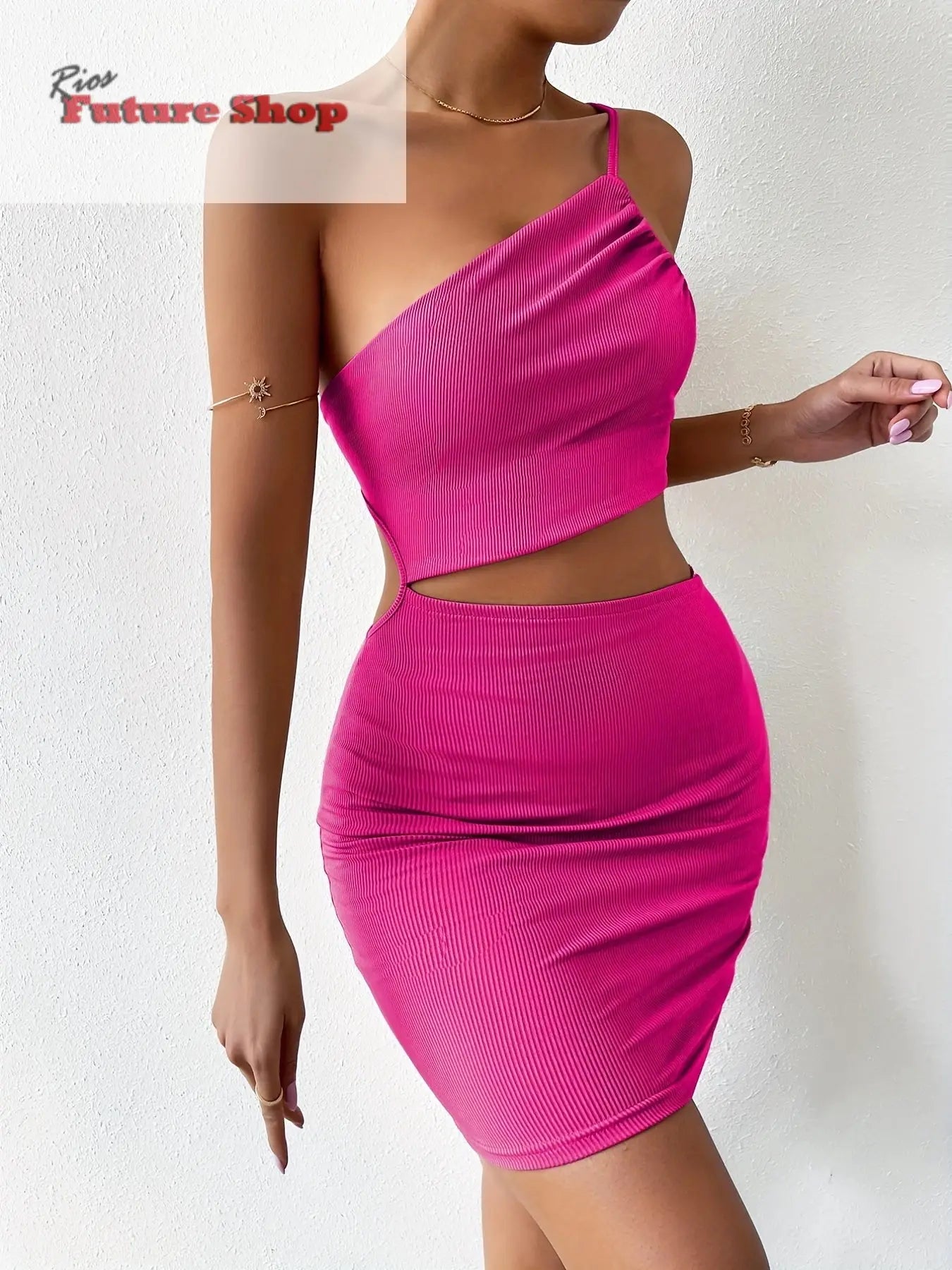 Women's Dresses Solid Sexy Backless One Shoulder DSersALIEXPRESS