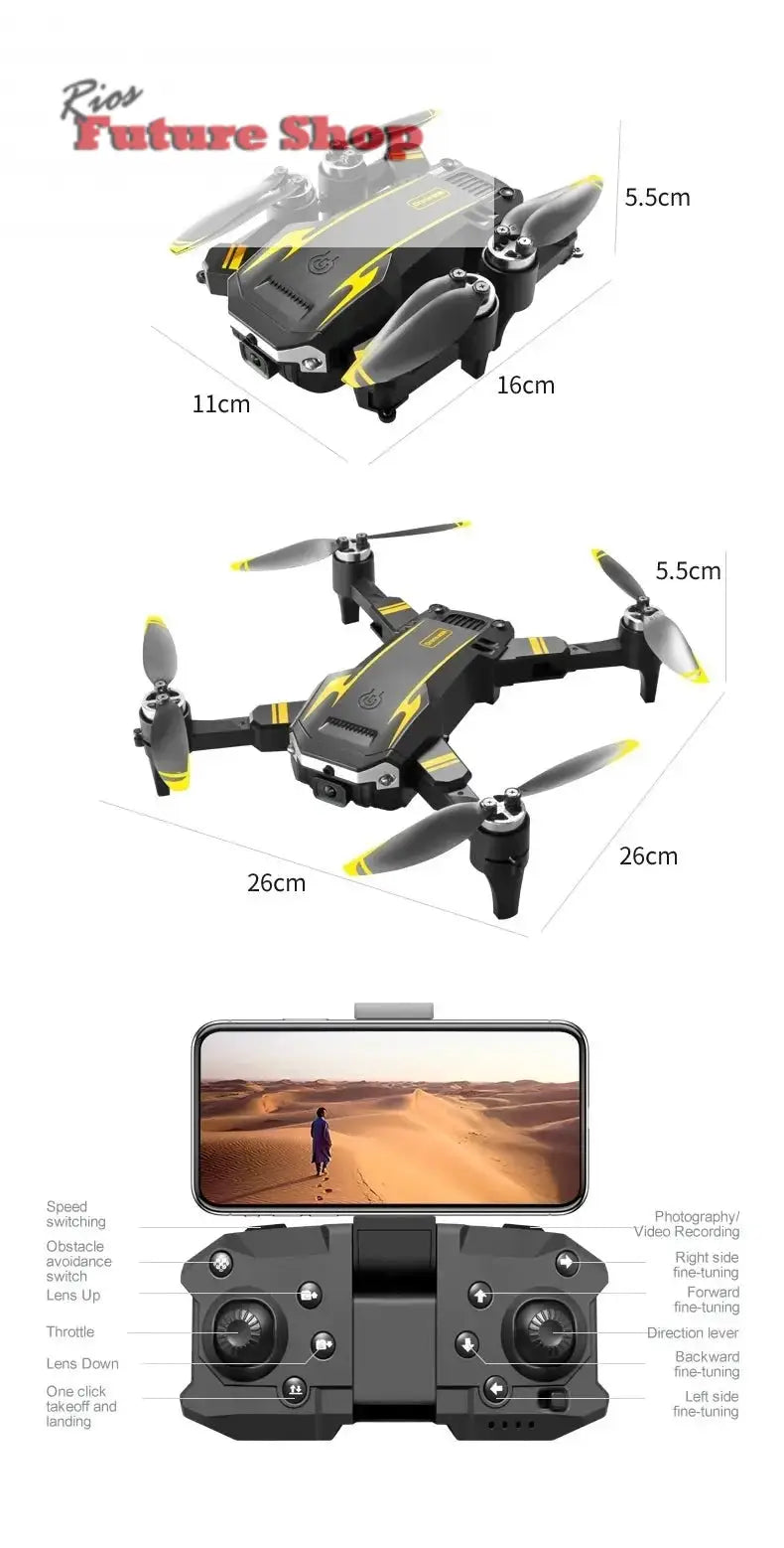 Xiaomi S6 pro Drone Aerial 8K HD Professional - Rios Future Shop