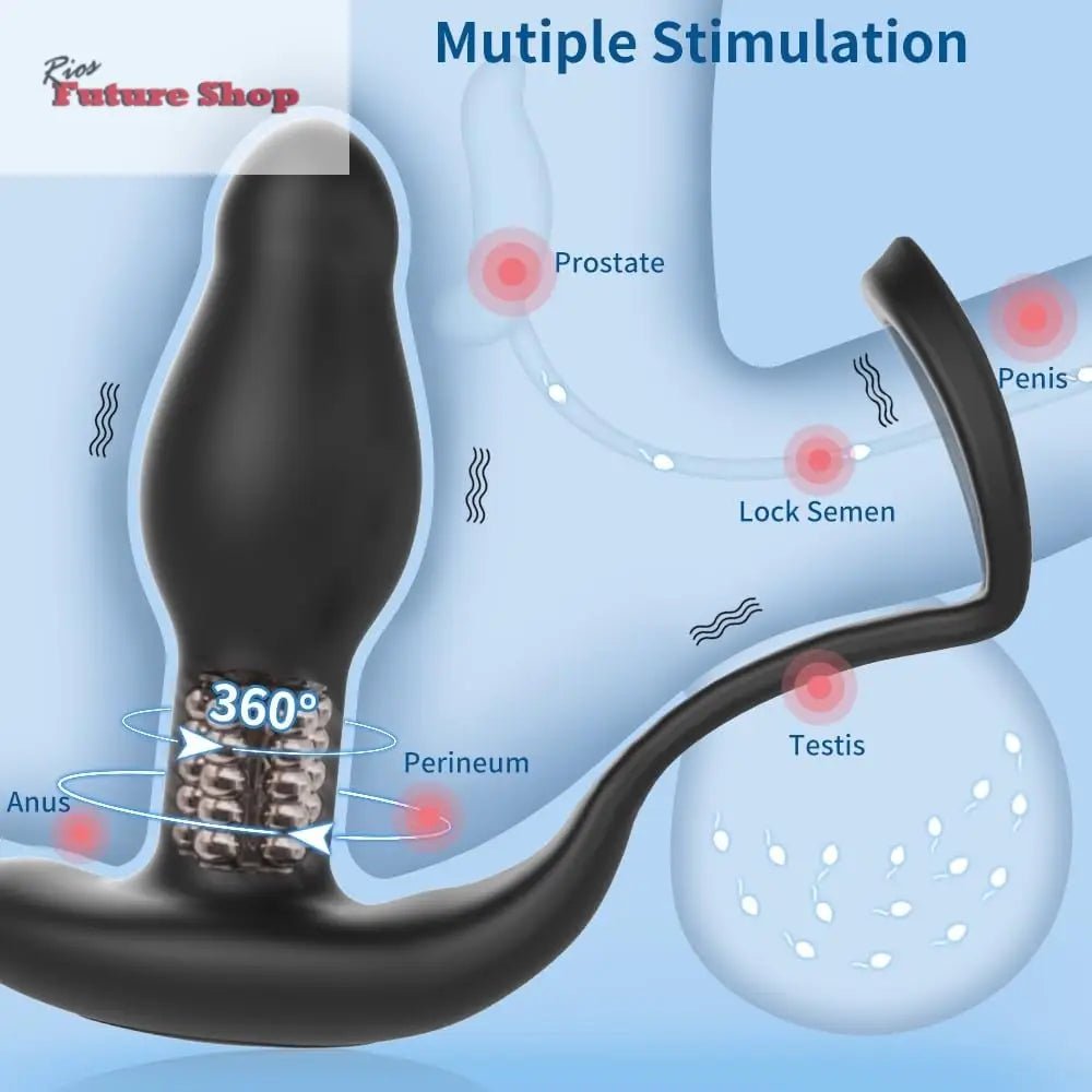 Adult Sex Toys Anal Vibrator,Prostate Massager with Remote Control - Rios Future Shop
