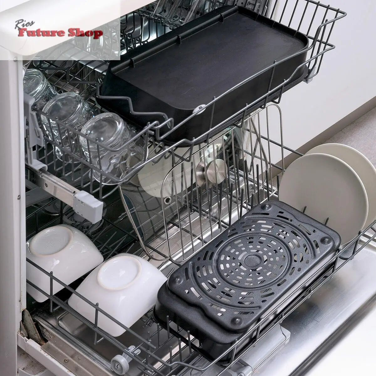 Airfry com Grill, Acessórios e Receitario I 12-1- 3400W 6L - Rios Future Shop
